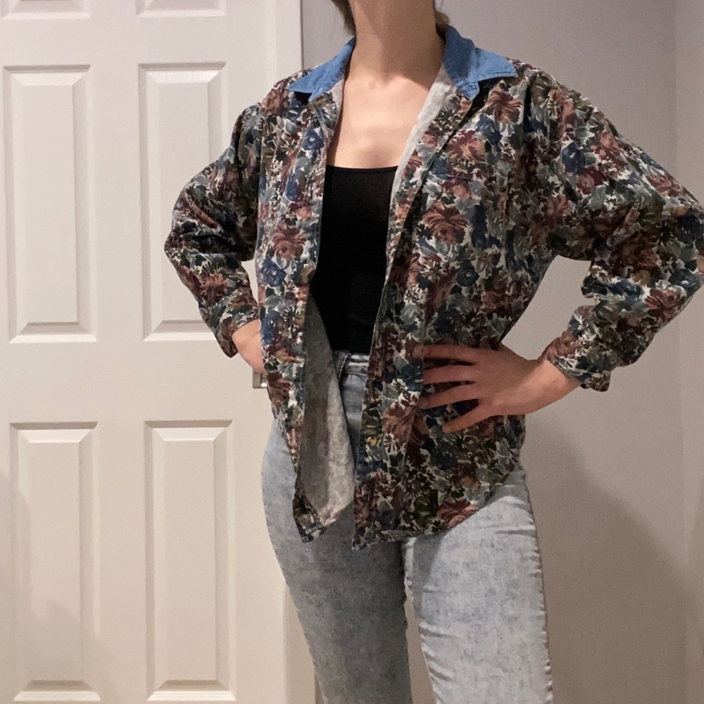 Floral Button up